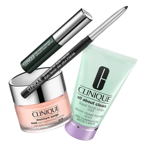 New Clinique MVPs Skincare and Makeup Set 4pc NIB - Picture 5 of 5